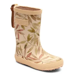 Bisgaard Beige Leaves gummistøvle