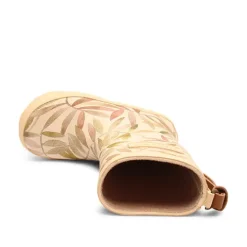 Bisgaard Beige Leaves gummistøvle