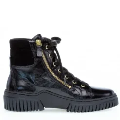 Gabor støvle med to guld lynlåse